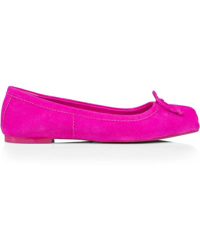 Purple Christian Louboutin Flats and flat shoes for Women | Lyst