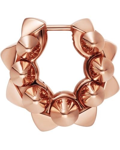 Cartier Rose Gold Clash De Single Earring - Pink