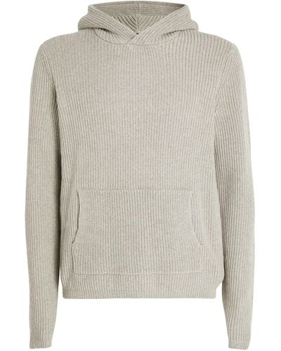 PAIGE Knitted Bowery Hoodie - Grey