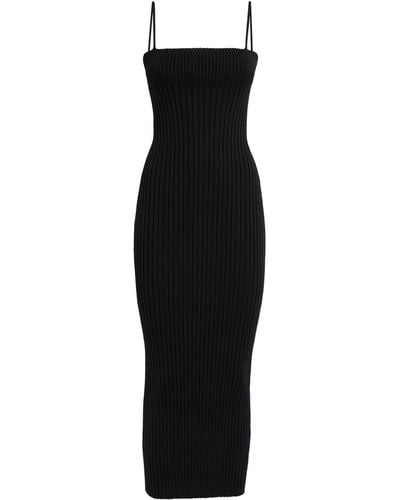 Alexander Wang Ribbed Maxi Dress - Black