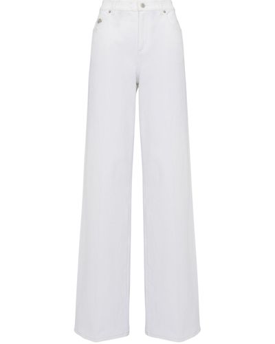 Alexander McQueen Wide-leg Jeans - White