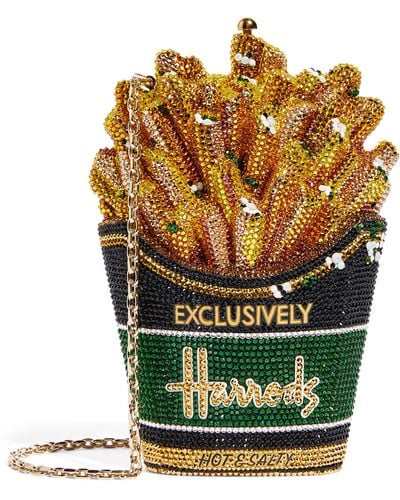 Judith Leiber X Harrods Exclusive French Fries Clutch Bag - Green