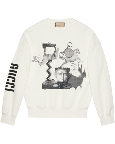 Gucci X Ed Davis Graphic Sweatshirt - White