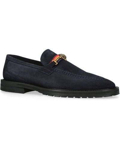 Kurt Geiger Suede Bates Loafer - Blue