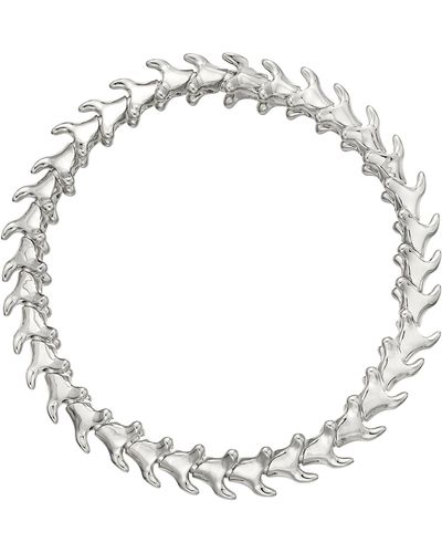 Shaun Leane Small Sterling Silver Serpent's Trace Bracelet - Metallic