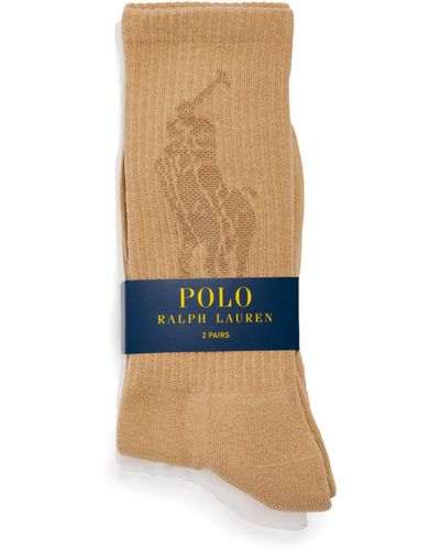 Polo Ralph Lauren Cotton-blend Polo Bear Socks - Blue
