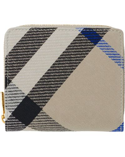 Burberry Check Bifold Wallet - Natural