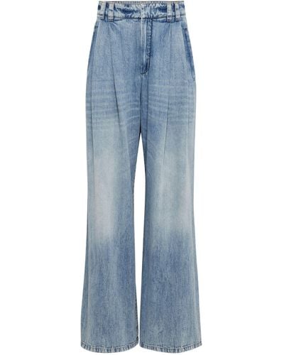Brunello Cucinelli High-waist Boyfriend Jeans - Blue