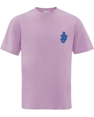 JW Anderson Anchor Logo T-shirt - Purple