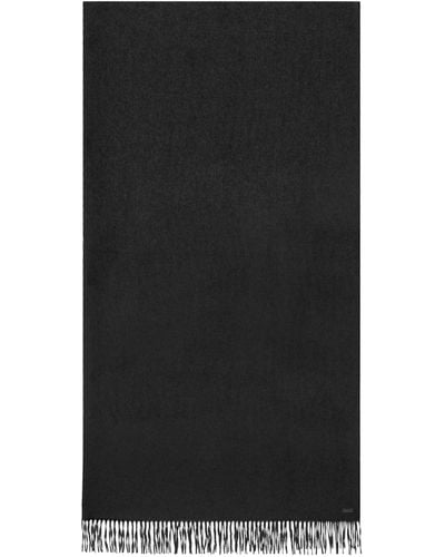 Saint Laurent Silk-cashmere Scarf - Black