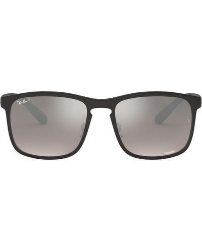 Ray-Ban Chromance Square Sunglasses - Grey