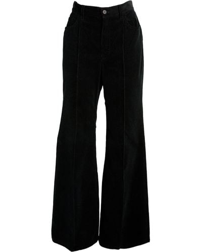 Polo Ralph Lauren Corduroy Flared Trousers - Black