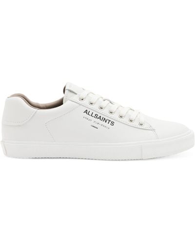 AllSaints Leather Underground Low-top Sneakers - White
