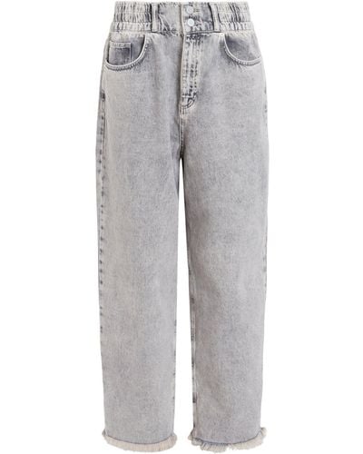 AllSaints Hailey Straight Jeans - Grey