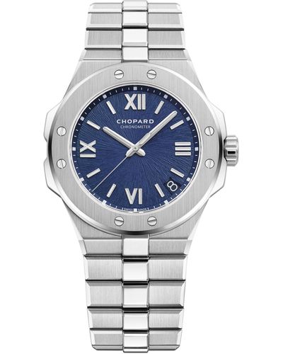 Chopard Stainless Steel Alpine Eagle Large Watch 41mm - Blue