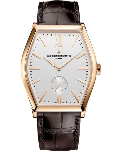 Vacheron Constantin Rose Gold Malte Watch 36.7mm - Grey