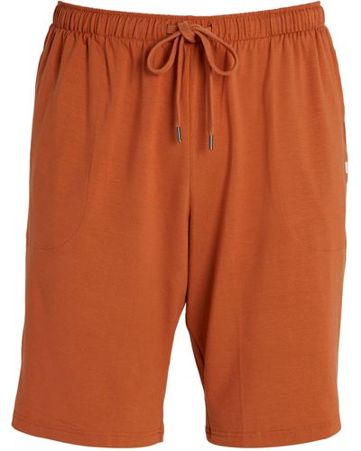 Derek Rose Basel Lounge Shorts - Orange