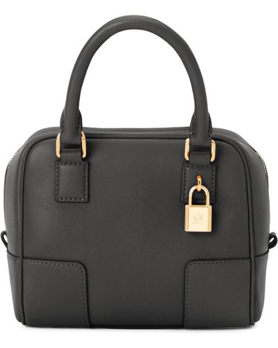 Loewe Leather Amazona 16 Top-handle Bag - Black