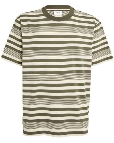 NN07 Striped T-shirt - White