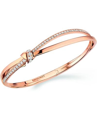 Chaumet Rose Gold And Diamond Liens Séduction Bracelet - Metallic