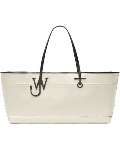 JW Anderson Stretched Anchor Tote Bag - White