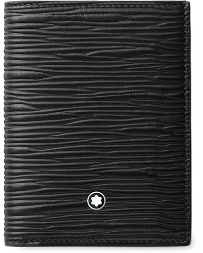 Montblanc Leather Meisterstück 4810 Card Holder - Black