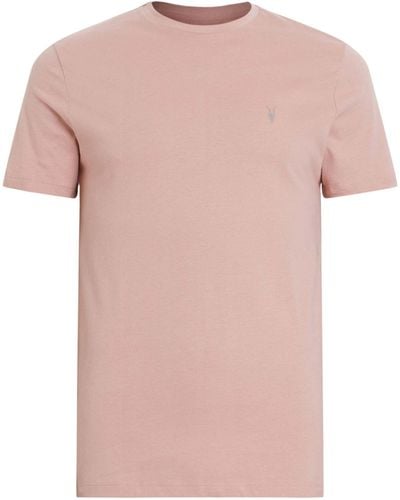 AllSaints Cotton Brace T-shirt - Pink