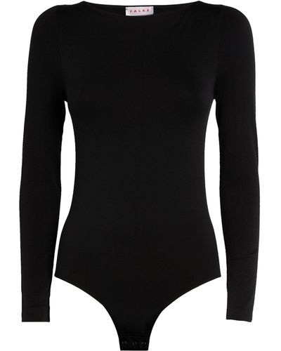 FALKE Long-sleeved Bodysuit - Black