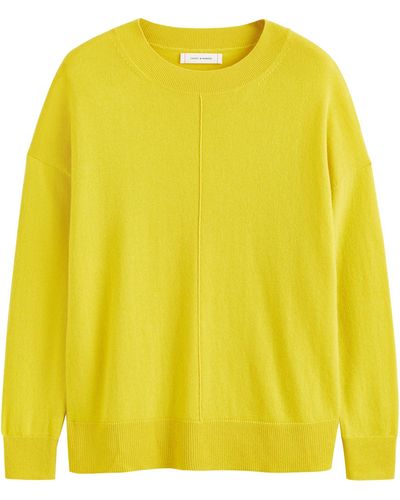 Chinti & Parker Wool-cashmere Crew-neck Sweater - Yellow