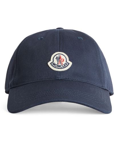 Moncler Logo Baseball Cap - Blue