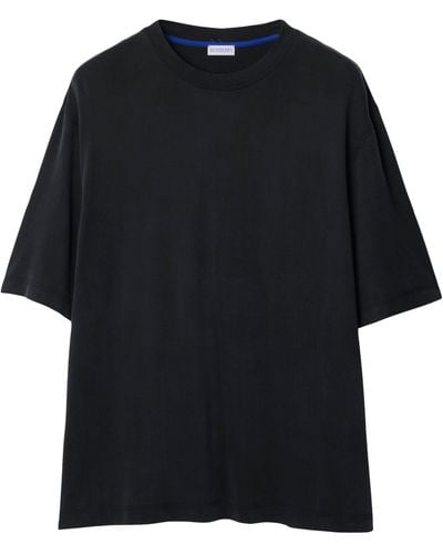 Burberry Stretch-cotton T-shirt - Black