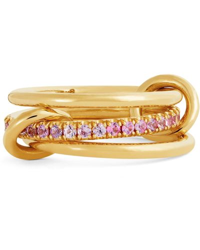 Spinelli Kilcollin Yellow Gold And Pink Sapphire Tigris Ring - Metallic