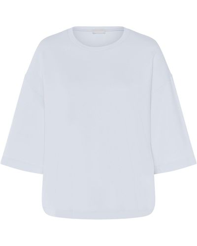 Hanro Stretch-cotton Natural Living Sweatshirt - White