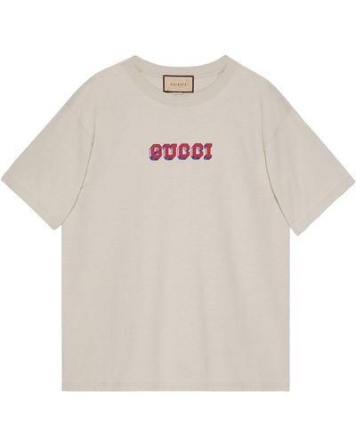 Gucci Cotton Logo T-shirt - White