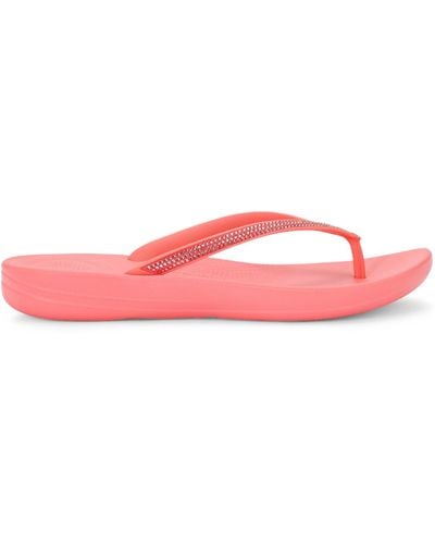 Fitflop Iqushion Sparkle Flip Flops 30 - Pink