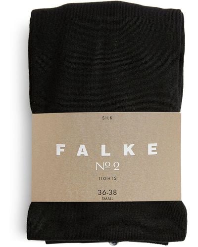 FALKE No. 2 Silk Tights - Black