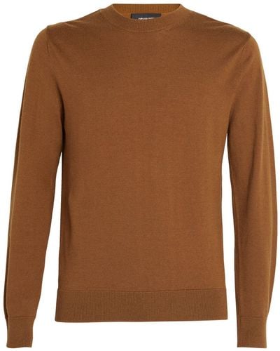 Yves Salomon Wool-silk Sweater - Brown