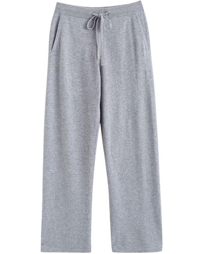 Chinti & Parker Cashmere Wide-leg Sweatpants - Gray