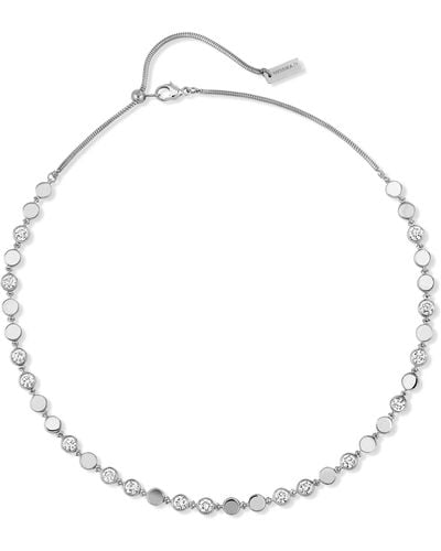Messika White Gold And Diamond D-vibes Necklace - Metallic