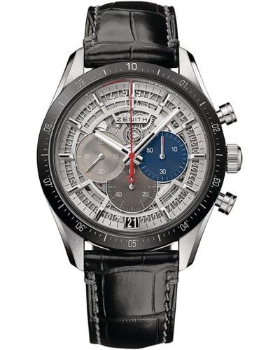 Zenith Stainless Steel El Primero Chronomaster 2 Watch 42mm - Gray