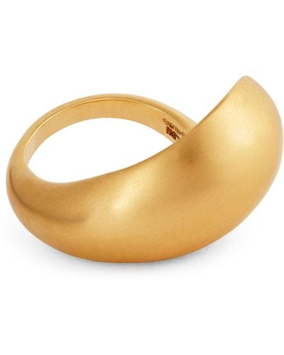 Nada Ghazal Yellow Gold Fuse Basic Ring (size 6.5) - Natural