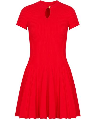 Red Balmain Dresses for Women | Lyst