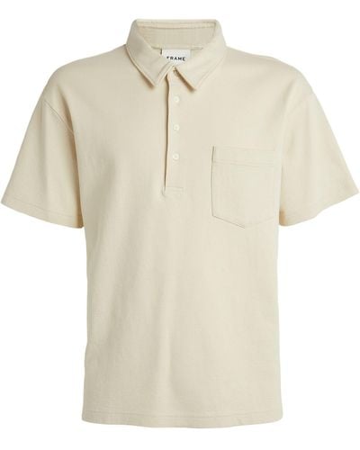 FRAME Cotton Polo Shirt - White