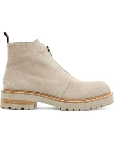 AllSaints Suede Master Boot - Natural
