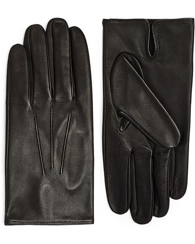 Dents Leather Gloves - Black
