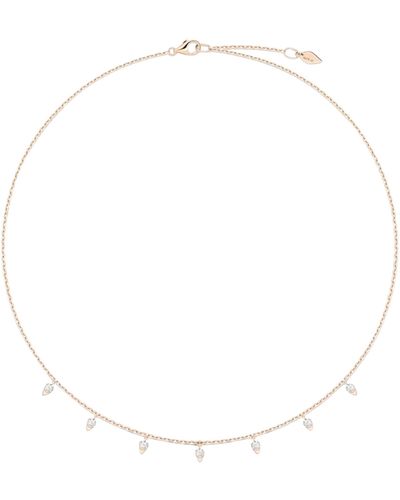 Piaget Rose Gold And Diamond Sunlight Choker Necklace - White