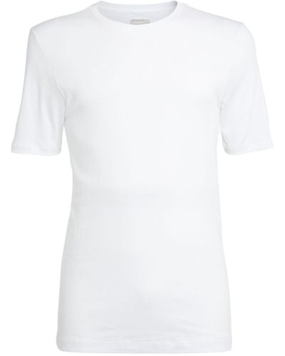 Hanro Sea Island Cotton T-shirt - White