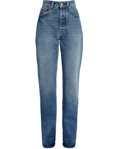 Jacquemus High-rise Straight Jeans - Blue