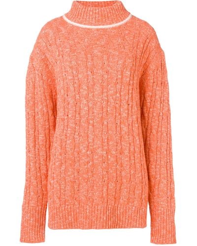 Cashmere In Love Silk-cashmere Sena Sweater - Orange