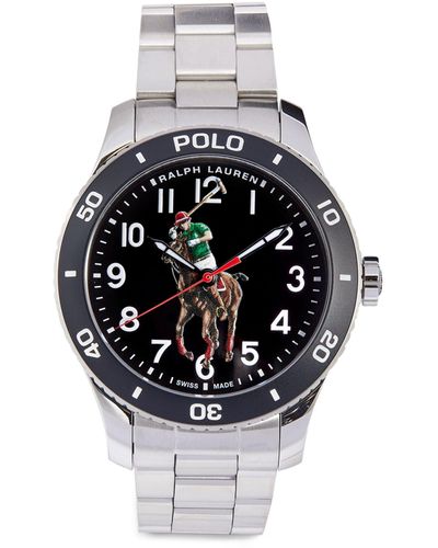 Ralph Lauren Stainless Steel Polo Sport Watch 42mm - Black